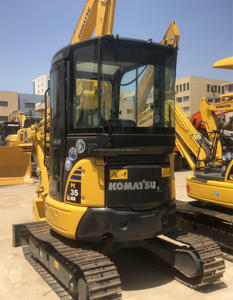 Mini-excavatrice Komatsu PC35 d'occasion, poids opérationnel de 3,5 tonnes, prix compétitif avec moteur et pompe – Vente chaude - Product Image 6