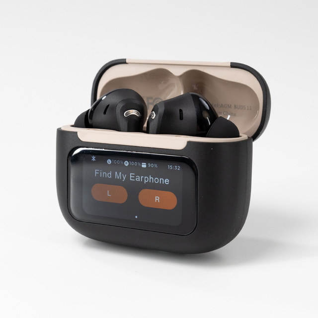 AGM BUDS 9 Intelligent Touch 500mAh BT 5.4 TWS Headphones ANC ENC Noise Cancellation LED/Digital Display Wireless Earphone