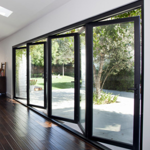 Portes pliantes étanches pour villa, système de portes pliantes en aluminium pour patio extérieur, cloison pliante en verre <span class=keywords><strong>accordéon</strong></span> - Product Image 4
