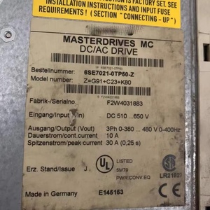 6SE7021-0TP50-Z Sie Z = G91 + <span class=keywords><strong>C23</strong></span> + K80อินเวอร์เตอร์ DC/AC ไดรฟ์ - Product Image 5
