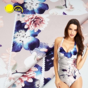 Thăng hoa cô gái trẻ Chất lượng cao <span class=keywords><strong>Elastane</strong></span> đồng bằng Bikini tái chế PBT <span class=keywords><strong>Polyester</strong></span> bơi bơi ngắn vải - Product Image 2