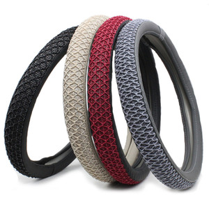 Funda para Volante de Coche Universal de 38 cm, de Seda de Hielo, Transpirable, Antideslizante, para Uso en Verano - Product Image 2