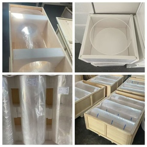 <span class=keywords><strong>Tube</strong></span> <span class=keywords><strong>en</strong></span> <span class=keywords><strong>verre</strong></span> de quartz formé de grand diamètre, résistant aux hautes températures, transparent - Product Image 6