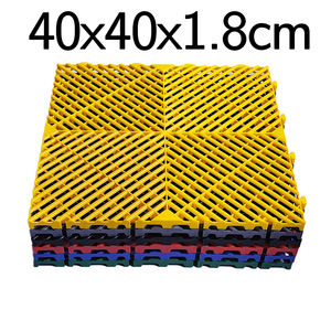 Grille de mosaïque en plastique pour salle de lavage de voiture 4s <span class=keywords><strong>Tapis</strong></span> de sol pour boutique Grille de sol multifonctionnelle pouvant être cousue Grille de sol pour salle de lavage de voiture - Product Image 2