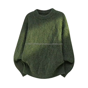 เสื้อถักคอวีลายวินเทจแบบสั่งทำพิเศษสำหรับผู้ชาย แฟชั่นทันสมัย แมทช์ได้กับทุกชุด สีพื้น ทรงหลวม สไตล์ลำลองสบายๆ - Product Image 5