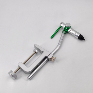 Pince de fixation rotative à 360° en acier au carbone pour <span class=keywords><strong>montage</strong></span> de mouches de pêche, outil <span class=keywords><strong>rotatif</strong></span> professionnel pour mouches, hameçons, leurres à truite - Product Image 1