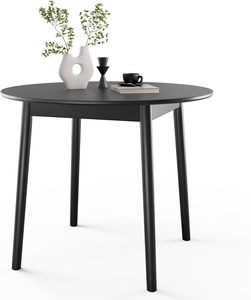PB Board Steel Indoor Furniture Semi Circle Dining <b>Table</b> Against Wall with <b>Adjustable</b> Feet Easy Assembly - Product Image 1