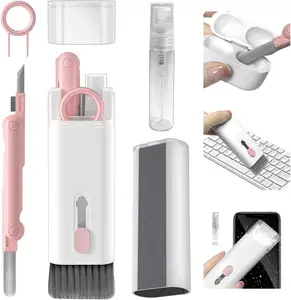 Offre Spéciale 7 en 1 clavier Kit de brosse de nettoyage Kit de nettoyage électronique ordinateur portable écouteur stylo de nettoyage