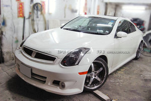 Cản trước phong cách KEN bằng sợi thủy tinh EPR New Styre dành cho xe Skyline V35 Infiniti G35 Coupe 2002-2007, phụ kiện ô tô - Product Image 6