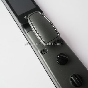 Serrure de porte intelligente numérique avec caméra, logo personnalisé, empreinte digitale, mot de passe intelligent, pour appartement et maison - Product Image 2