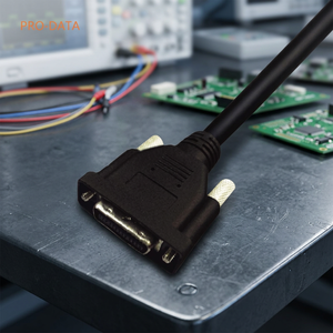 Câbles USB PRODATA MV PoCL pour caméras industrielles, haute flexibilité avec vis de verrouillage, matériau PVC pour applications électroniques - Product Image 1