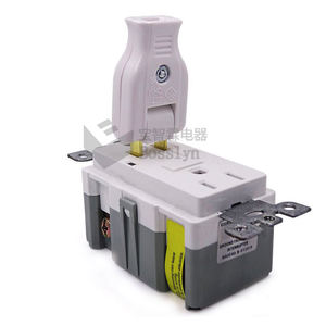 Coffret de collecteur certifié UL, doseur résistant, électrique, auto-<span class=keywords><strong>test</strong></span>, 15a 125V, blanc, mise à terre - Product Image 2