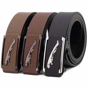 Ceintures en cuir d'affaires pour hommes très vendues ceinture à boucle en alliage avec logo personnalisé ceinture au design de luxe pour les entreprises