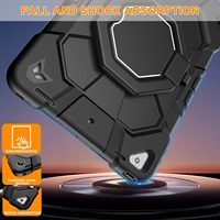 Étui en silicone robuste pour ipad 9th 10th 11th Gen Cover étui antichoc robuste avec porte-crayon support de poignée pour tablette enfant