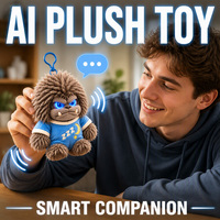 Porte-clés en peluche IA portable et mini, pendentif intelligent en peluche, breloque pour sac à dos, accessoire de décoration pour sac à main