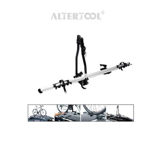 Factory Price Car Top Bike Rack Adjustable Car Bike Rack Universal Car Roof Rack Carrier Bicycle Hitch for Sale