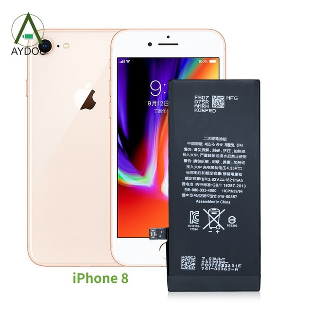 AYDOU High Quality Replacement Battery for 8 Plus/8/8p 2691mAh Zero Cycle Li-ion Polymer Internal Battery OEM