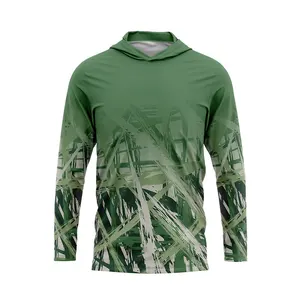 High quality Fishing Shirt for Men Quick-Drying Breathable Fishing Shirts Long-Sleeved Custom Design Fishing Wear