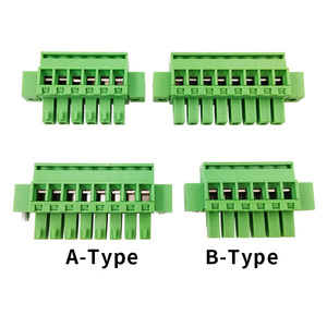 3.81mm Pitch Complete Male & Female Through-Wall Solderless Vertical <b>Terminal</b> Block Type A&B with Flange, Tool-Free - Product Image 5