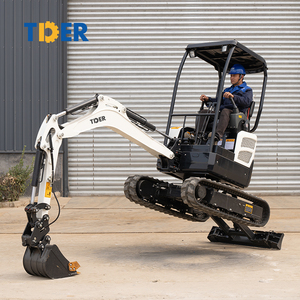 รถขุดขนาดเล็ก TDER TCE20 รุ่นใหม่ มาตรฐาน CE EPA 2 ตัน สำหรับงานเกษตรกรรม พร้อมหัวตัดหญ้า แบบใช้มือ ขนาดเล็ก - Product Image 1