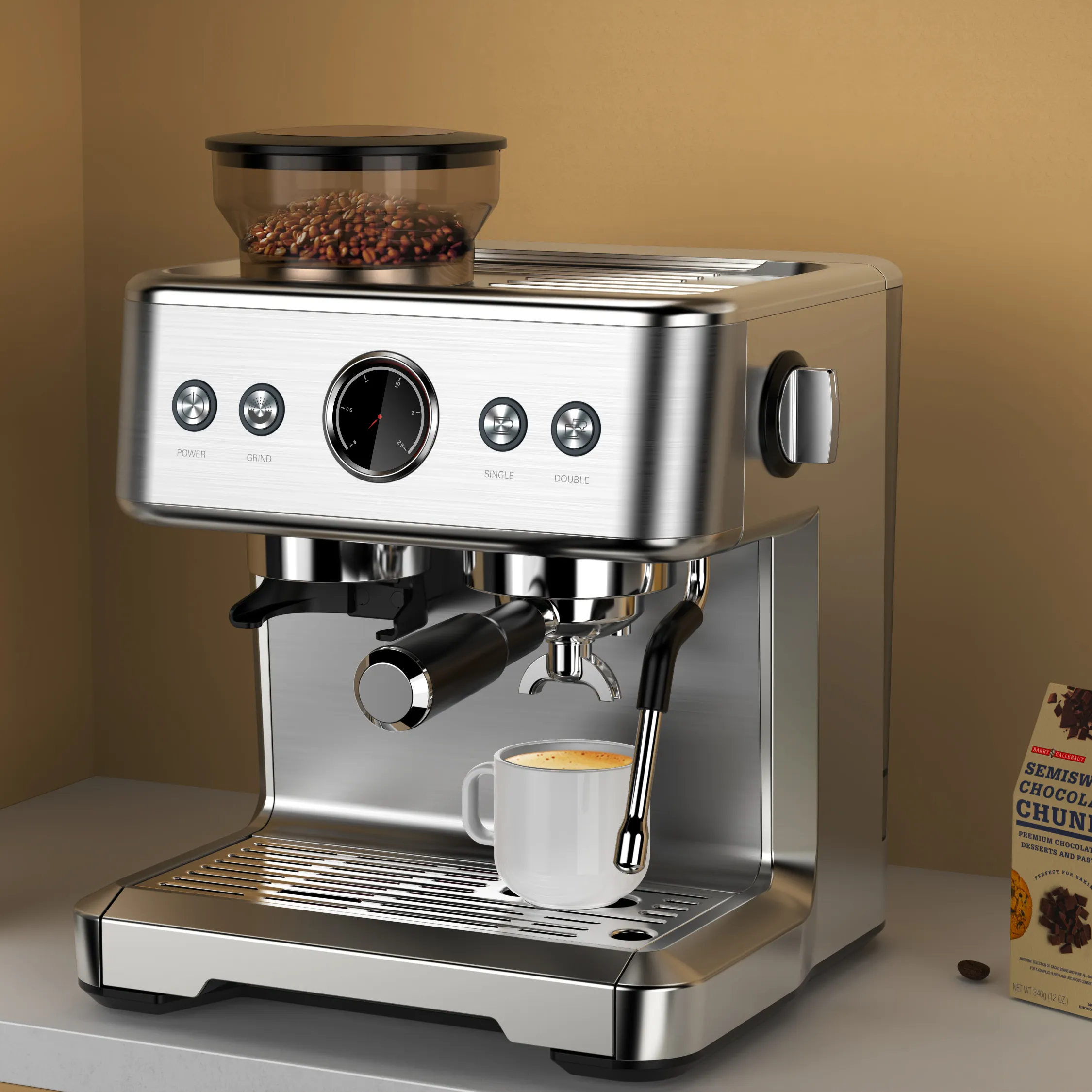 New Arrival Home Roasting Automatic Electric 20 Bar Espresso Portable Coffee Maker Machine
