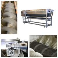 Industriële schilmachine voor wortelgewassen zoals aardappel, cassave, taro, arrowhead en chayote.