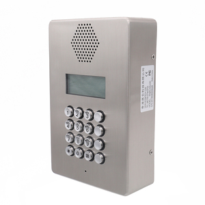 KNTECH KNZD-03 실외 산업용 인터콤 시스템 SUS304 핸즈프리 전화기 키패드 포함 통신 제품 - Product Image 2