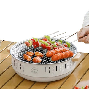 Parrilla <span class=keywords><strong>de</strong></span> barbacoa <span class=keywords><strong>de</strong></span> carbón Parrilla <span class=keywords><strong>de</strong></span> barbacoa portátil Parrilla <span class=keywords><strong>de</strong></span> barbacoa casera Estufa multifuncional para fiesta en el jardín Barbacoa <span class=keywords><strong>Carne</strong></span> frita - Product Image 1