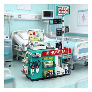 Toddler Medical Toy <b>Set</b> Plastic <b>Kids</b> <b>Doctor</b> Tools Pretend Play Hospital Clinic Educational Role Playing Learning Gift - Product Image 1