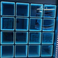 Fournitures de fête, piste de danse vidéo LED, verre transparent