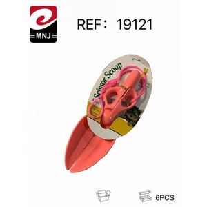 Scissor Scoop Pet Waste Cleaner Pink Plastic 6Pcs Pack For Dogs Cats Outdoor Use - Product Image 3