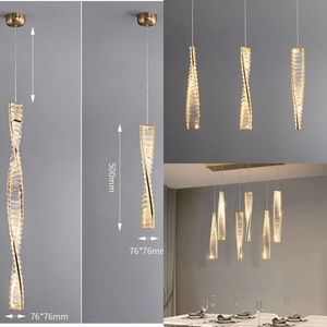 Minimalist ische Bar Kreative Nachttisch Kronleuchter Küchen insel Mode Kristall beleuchtung Luxus moderne LED dekorative Pendel leuchte - Product Image 1