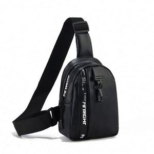 Sac de poitrine classique en cuir PU, design tendance, sac bandoulière décontracté pour femme, sac banane - Product Image 3