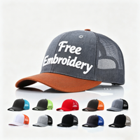 Gorra de Béisbol Lackpard D100 de Alta Calidad, Unisex, de 6 Paneles, Personalizable, con Malla, Tela Elástica de Alto Rendimiento, Patrón de Letras, Diseño Mágico