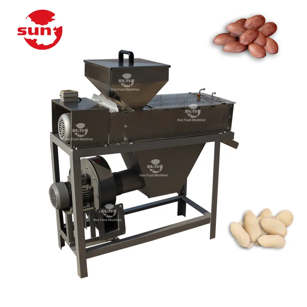 Erdnuss-Erdnuss-Trocken schälmaschine für den Erdnuss schäler