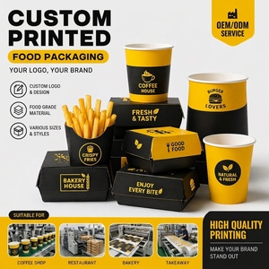 Envase Personalizado para Comida Rápida, Caja con Compartimentos para Shawarma, <span class=keywords><strong>Doner</strong></span> <span class=keywords><strong>Kebab</strong></span>, Wrap, para Restaurantes <span class=keywords><strong>Halal</strong></span>, Comida para Compartir, Comida para Llevar - Product Image 6