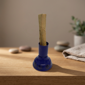 Soporte de Metal para Palo Santo de los Siete Chakras, Quemador de Incienso con Tapón de Anís Estrellado para Hogar, Oficina, Yoga y Uso en Todas las Estaciones - Product Image 3