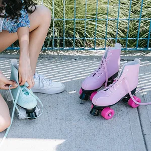 CHAQUE en vente Achetez des chaussures de patin à roulettes Personnalisation du prix Patins à roulettes 4 roues Vente en gros Chaussures de patin à roulettes Quad pour adultes