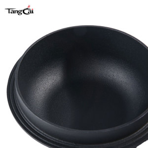 Olla de Hierro Tradicional Coreana Personalizada, <span class=keywords><strong>Caldero</strong></span> para Arroz, Olla de Hierro Fundido para Bibimbap, Tazón Redondo para Arroz, Olla Individual para Servir - Product Image 6