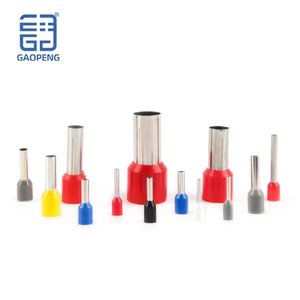 Gaopeng Type de tube d'oreille à sertir pré-isolé E1508 Type d'aiguille pressée à froid pour borne tubulaire en cuivre - Product Image 1