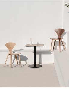 Sillas de Comedor de Diseño Moderno, Estilo Escandinavo, Madera de Nogal, Chapa de Madera Curvada, Modelo Norman Cherner - Product Image 2