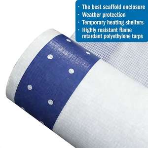 Bâche transparente <span class=keywords><strong>en</strong></span> PE/<span class=keywords><strong>PVC</strong></span> à grille, matériau brut pour <span class=keywords><strong>abri</strong></span> <span class=keywords><strong>de</strong></span> <span class=keywords><strong>jardin</strong></span>, bâche imperméable pour pergola extérieure, housse <span class=keywords><strong>de</strong></span> protection contre la pluie pour meubles - Product Image 4