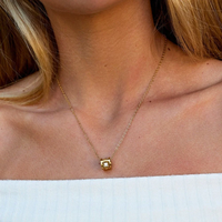 Collier personnalisé en argent sterling 925 plaqué or avec pendentif baril et perles cylindriques à chiffres romains, vente en gros