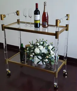 Vendita calda Personalizzabile di Rotolamento del <span class=keywords><strong>Carrello</strong></span> Liquore Acrilico <span class=keywords><strong>Carrello</strong></span> Oro Acrilico Bar <span class=keywords><strong>Carrello</strong></span> - Product Image 4