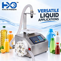 Machine de remplissage numérique à pompe à engrenages, remplisseuse de bouteilles de liquide de bureau avec buse réglable en hauteur pour huile, détergent, lotion et jus