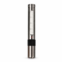 Senter Saku LED EDC 3W XPE untuk Penggunaan Sehari-hari, Lampu Portabel untuk Hadiah dengan Pilihan Baterai Isi Ulang atau Baterai AAA, Bahan Stainless Steel 304