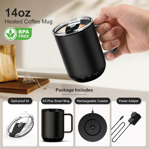 Custom logo Self Heating <strong>Coffee</strong> Mug App Control Temperature Auto Sleep <strong>Smart</strong> Drinkware Charging coaster High Quality <strong>Coffee</strong> <strong>Cup</strong> - Product Image 5