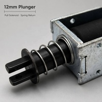 Actuador electromagnético de empuje y tracción de marco abierto 1253 personalizable 12V 24V CC/CA 110V 220V