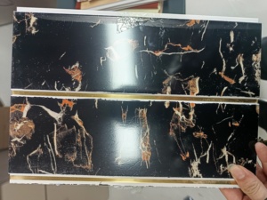Material de Construcción, Placas de Techo Ligeras de PVC, Paneles de Techo de PVC, Techo de <span class=keywords><strong>Madera</strong></span> en Tiras de PVC - Product Image 3