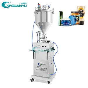 GY Nail Polish Filling Machine Semi Automatic Mascara Liquid Lip Gloss Filler Cosmetic Paste Cream Filling Equipment